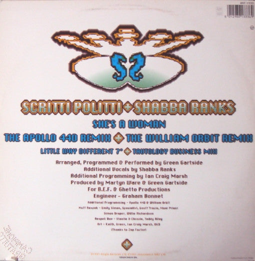 Scritti Politti : She's A Woman (12")