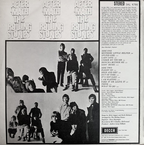 The Rolling Stones : Aftermath (LP, Album, RP)