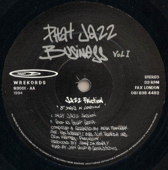 Blue Train / Jazz Friction : Phat Jazz Business Vol 1 (12")