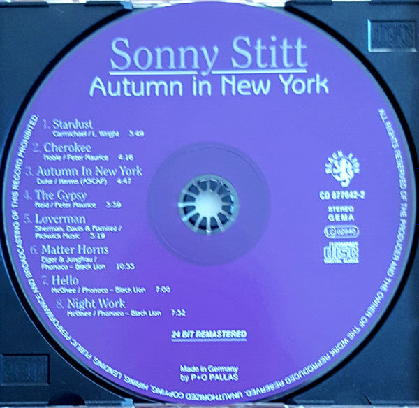 Sonny Stitt : Autumn In New York (CD, Comp, RM)