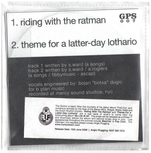Dr. Rubberfunk : Riding With The Ratman (CDr, Promo)