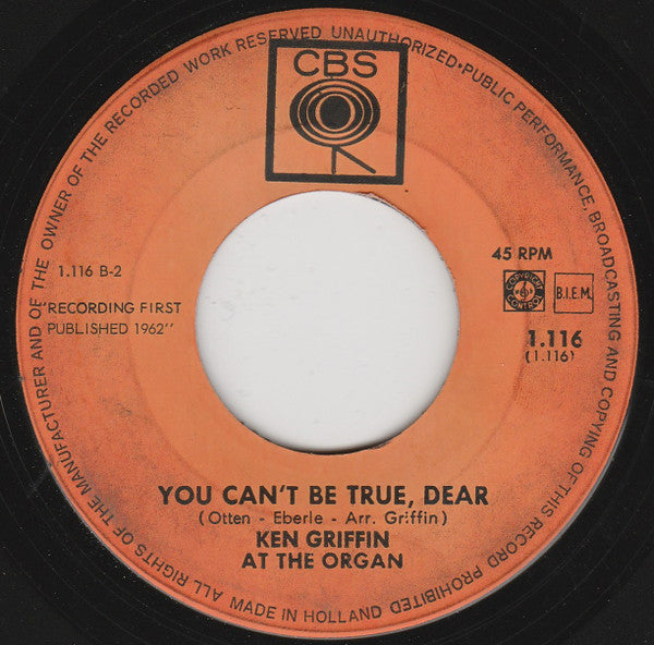 Ken Griffin (2) : The Cuckoo Waltz (7", Single)