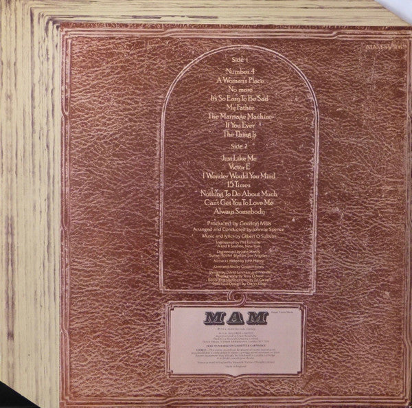 Gilbert O'Sullivan : A Stranger In My Own Back Yard (LP, Album, Gim)