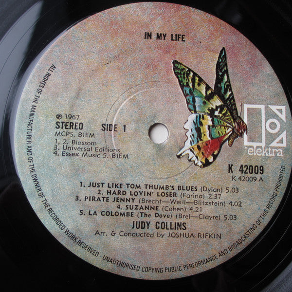 Judy Collins : In My Life (LP, Album)