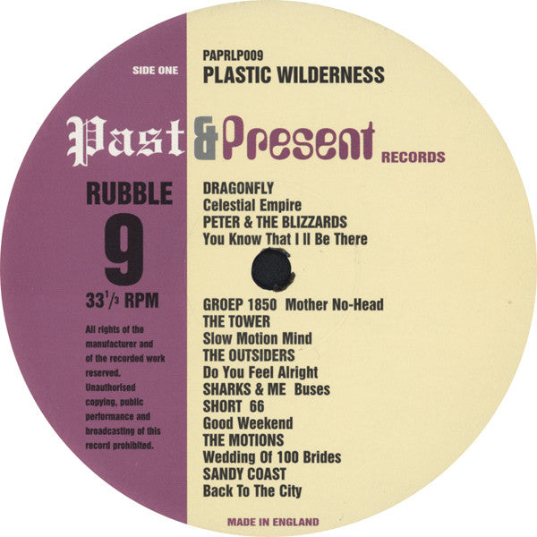 Various : Plastic Wilderness (LP, Comp, Ltd, RE, 180)