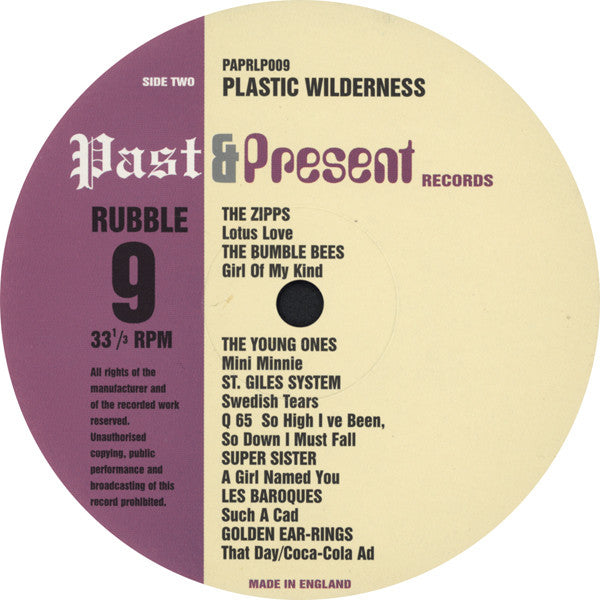 Various : Plastic Wilderness (LP, Comp, Ltd, RE, 180)