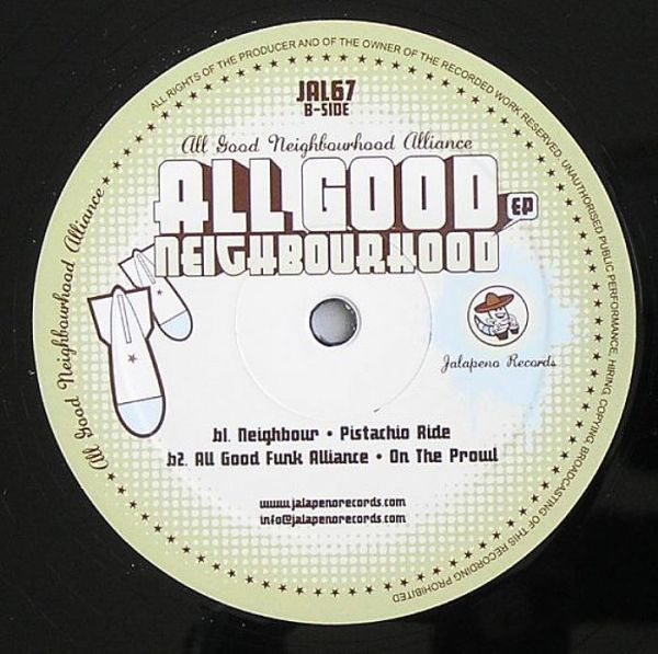 All Good Neighbourhood Alliance : All Good Neighbourhood EP (12", EP)