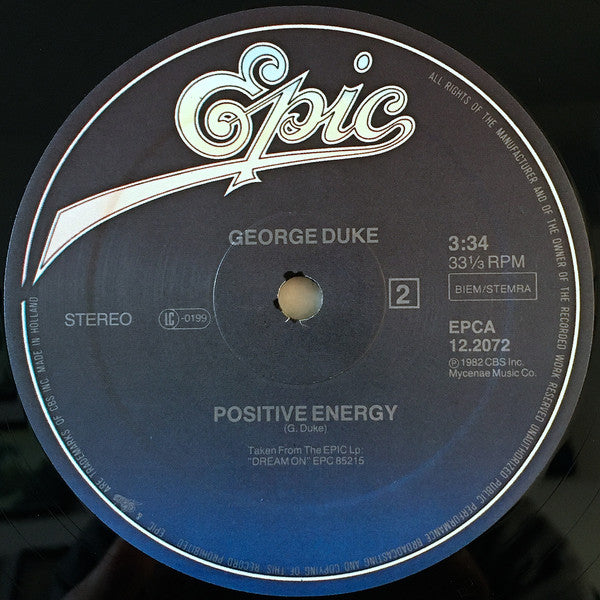 George Duke : Shine On / Positive Energy (12", Maxi)