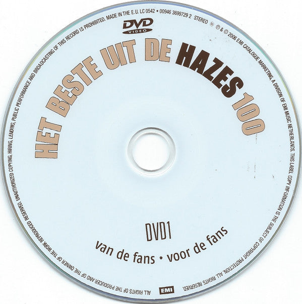 André Hazes : De Hazes 100: Van De Fans - Voor De Fans (2xDVD-V, Comp, PAL)