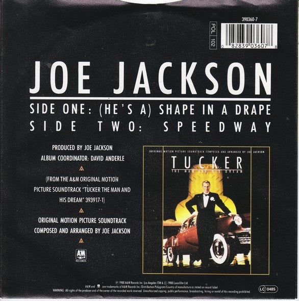Joe Jackson : (He's A) Shape In A Drape (7", Single)