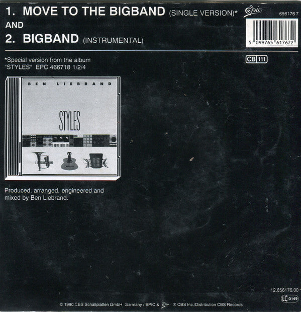 Ben Liebrand : Move To The Bigband (7", Single)