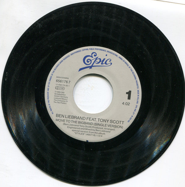 Ben Liebrand : Move To The Bigband (7", Single)