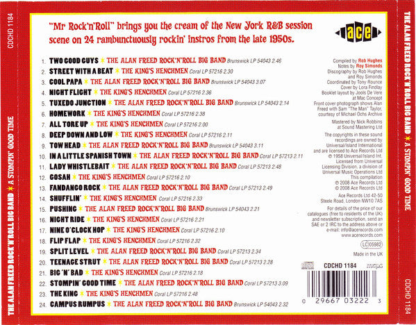 The Alan Freed Rock 'N' Roll Orchestra : A Stompin' Good Time (CD, Comp)