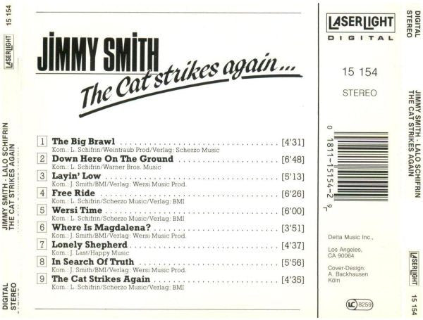 Jimmy Smith Arranged And Conducted By Lalo Schifrin : The Cat Strikes Again (CD, Album, RE)