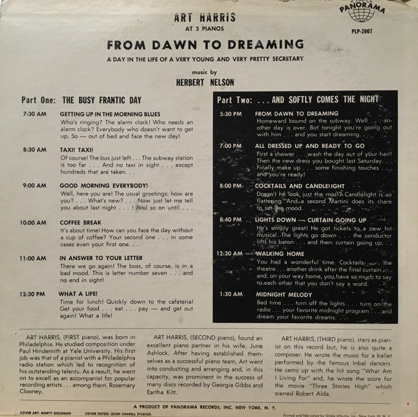 Arthur Harris : From Dawn To Dreaming (LP)