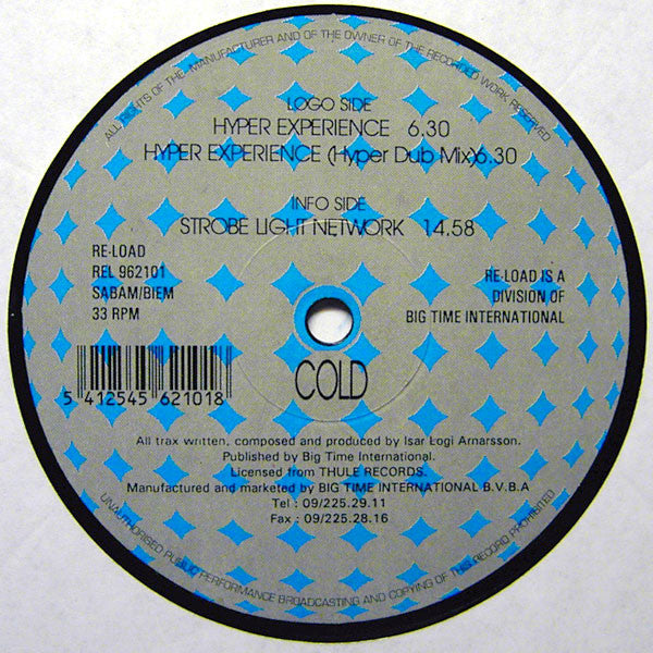 Cold : Hyper Experience / Strobe Light Network (12")