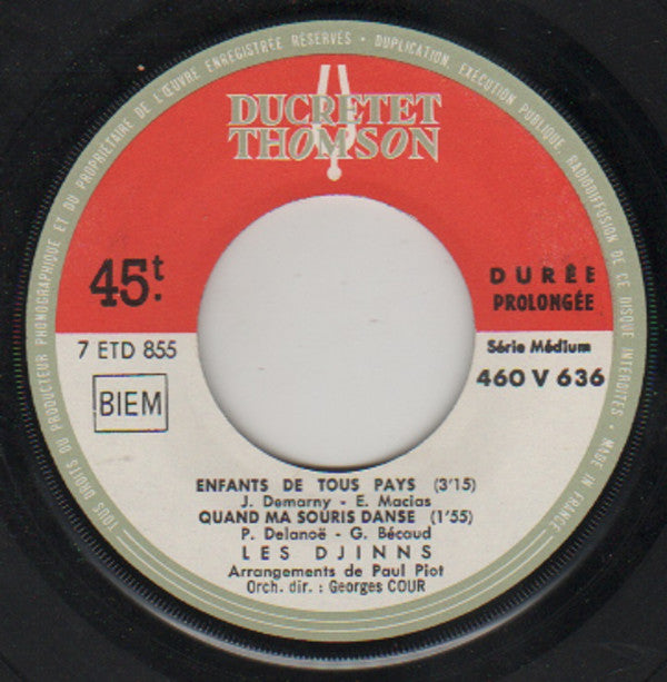 Les Djinns : Paris, Tu M'As Pris Dans Tes Bras (7", EP)