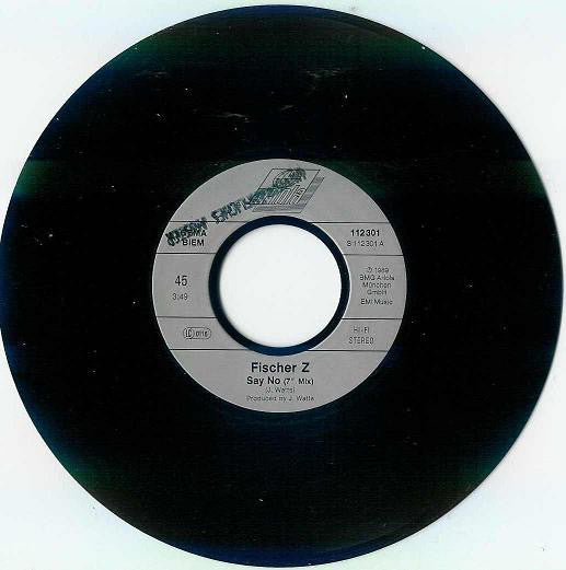 Fischer-Z : Say No (7", Single)