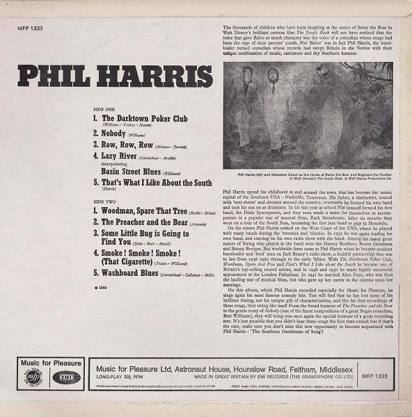Phil Harris : Phil Harris (LP, Album)