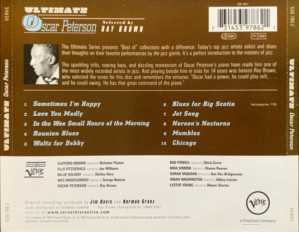 Oscar Peterson : Ultimate Oscar Peterson (CD, Comp)
