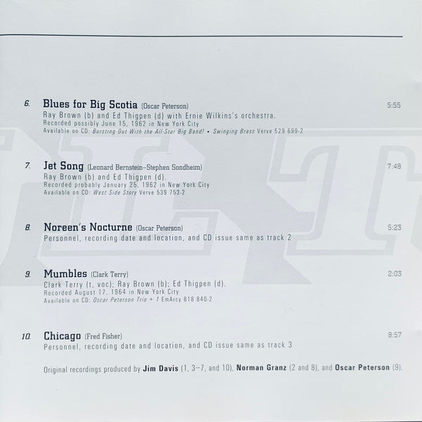 Oscar Peterson : Ultimate Oscar Peterson (CD, Comp)