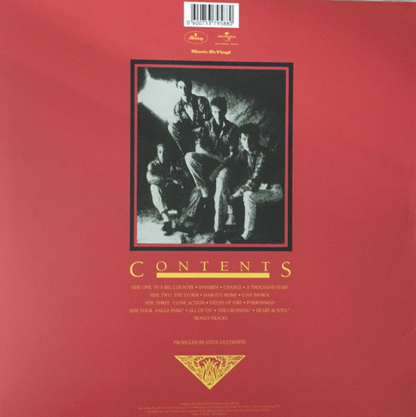 Big Country : The Crossing (2xLP, Album, RE, RM, Exp)