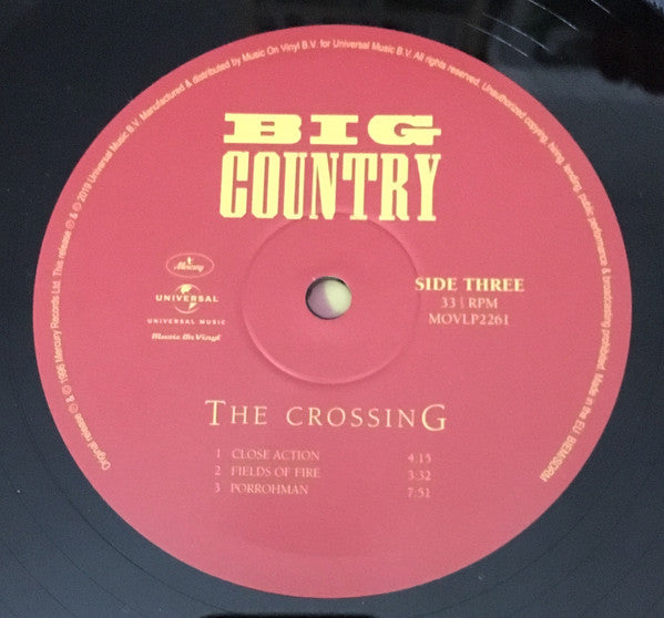 Big Country : The Crossing (2xLP, Album, RE, RM, Exp)