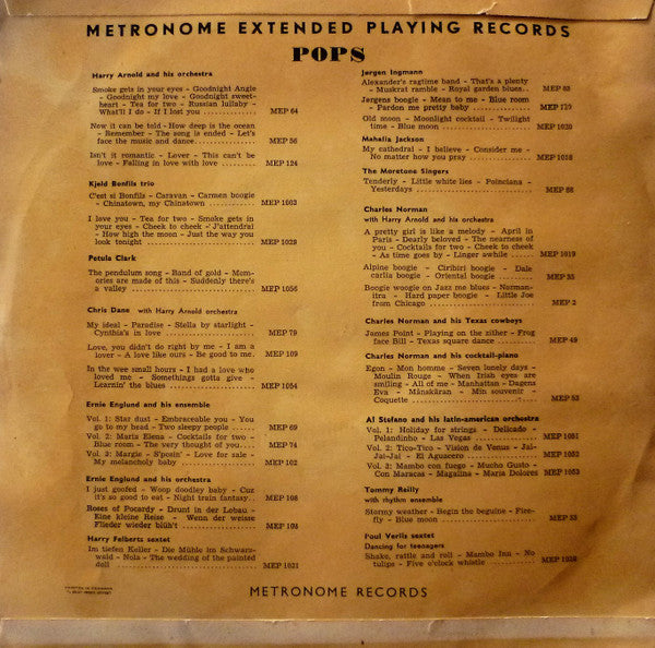 Mahalia Jackson : My Cathedral (7", EP)