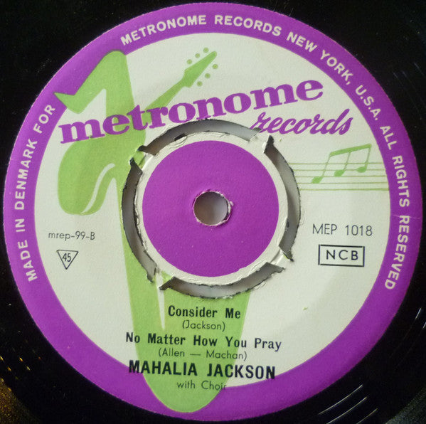 Mahalia Jackson : My Cathedral (7", EP)