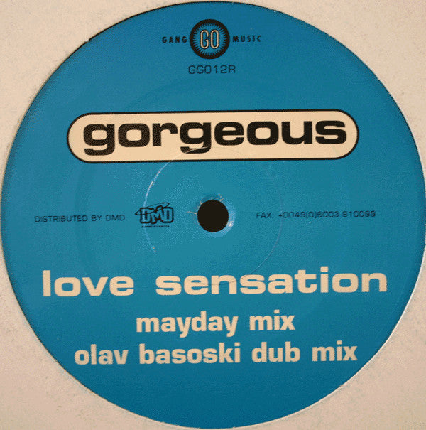 Gorgeous : Love Sensation (Remixes) (12")