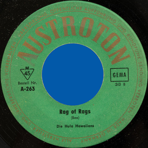 Die Hula Hawaiians : Hilo-Marsch / Rag Of Rags (7", Single, Mono)