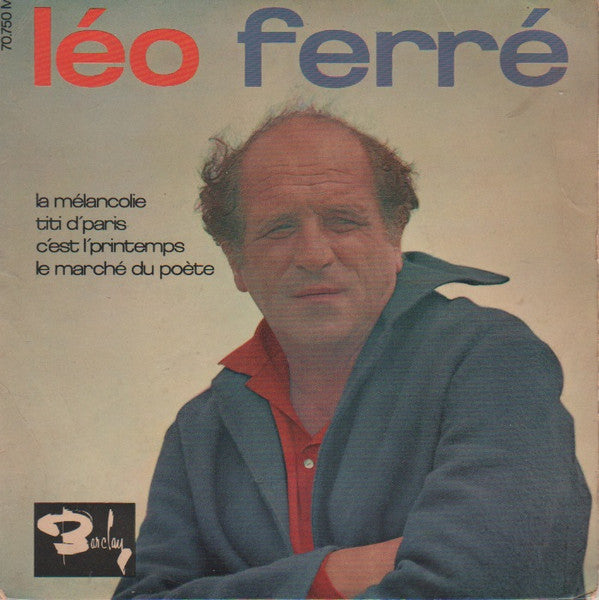 Léo Ferré : La Mélancolie (7", EP)