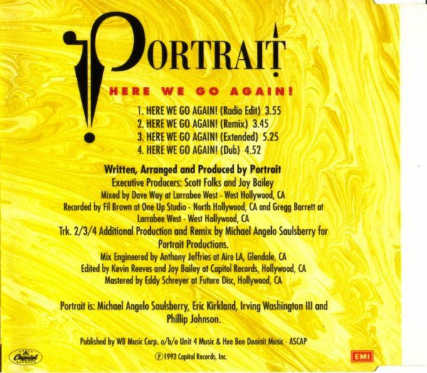 Portrait : Here We Go Again! (CD, Maxi)