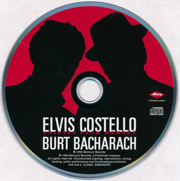 Elvis Costello with Burt Bacharach : Painted From Memory (CD, Album, HDC)