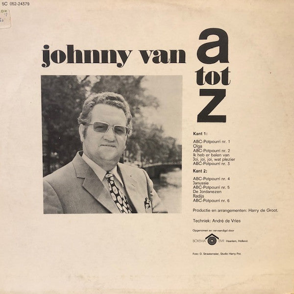 Johnny Jordaan : Johnny Van A Tot Z (LP)