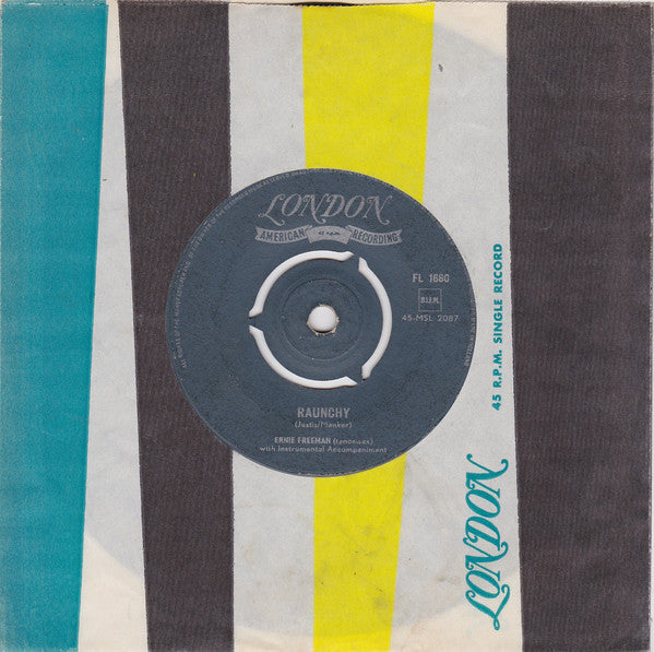 Ernie Freeman : Raunchy / Puddin' (7", Single, Mono)