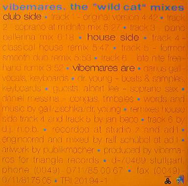 Vibemares : The "Wild Cat" Mixes (12", Maxi)