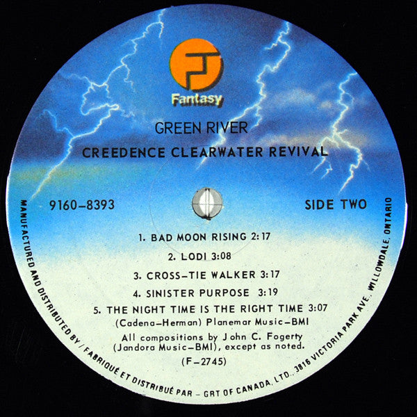 Creedence Clearwater Revival : Green River (LP, Album, RE)