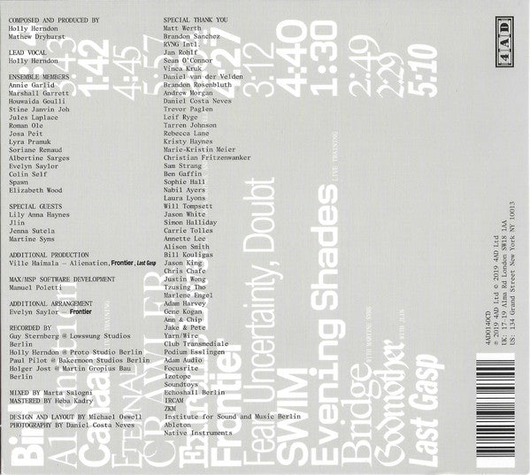 Holly Herndon : Proto (CD, Album)