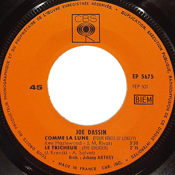 Joe Dassin : Ça M'avance A Quoi ? (You Were On My Mind) (7", EP)