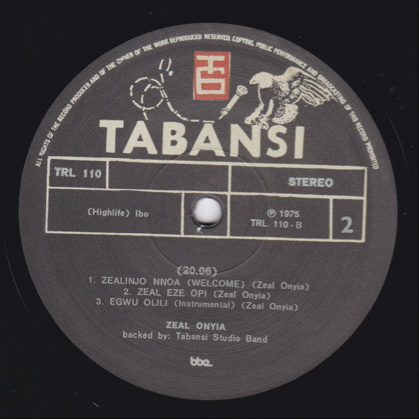 Zeal Onyiah : Trumpet King Zeal Onyia Returns (LP, Album, RE)