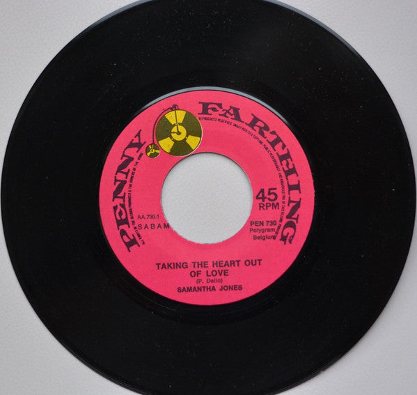 Samantha Jones : Taking The Heart Out Of Love (7", Single)