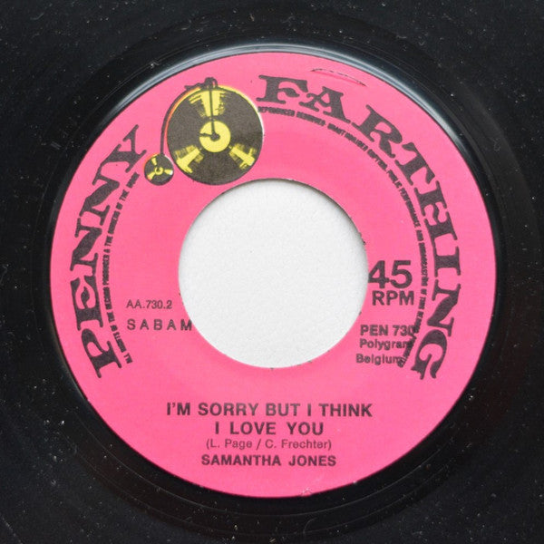 Samantha Jones : Taking The Heart Out Of Love (7", Single)