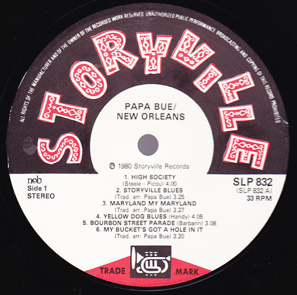 Papa Bue's Viking Jazz Band : New Orleans (LP, Comp, RE)