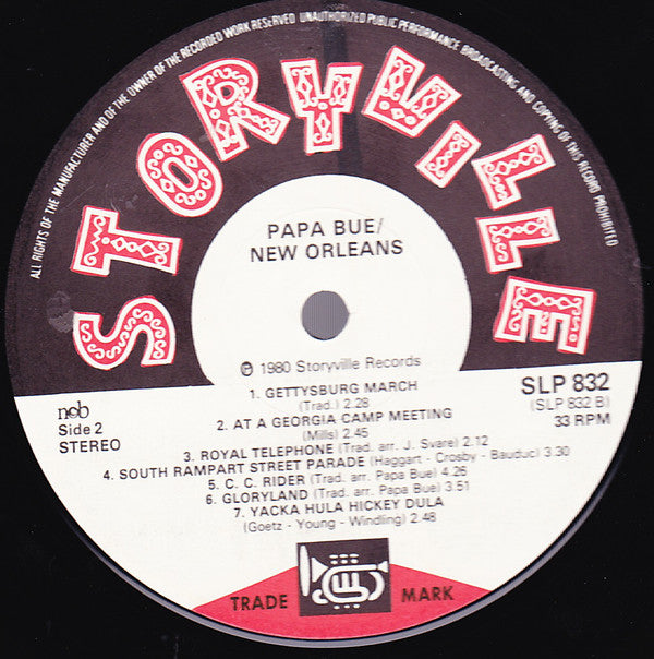 Papa Bue's Viking Jazz Band : New Orleans (LP, Comp, RE)
