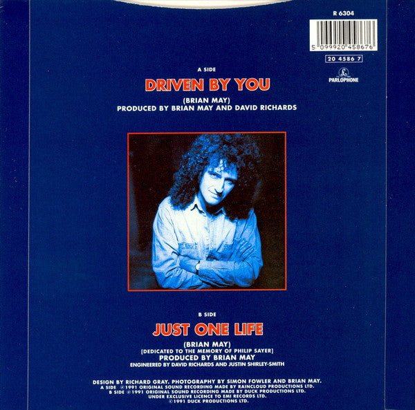 Brian May : Driven By You (7", Single)