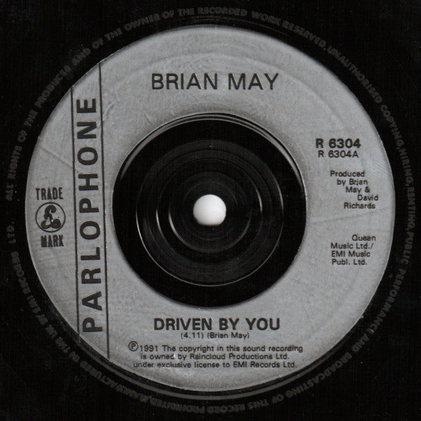 Brian May : Driven By You (7", Single)