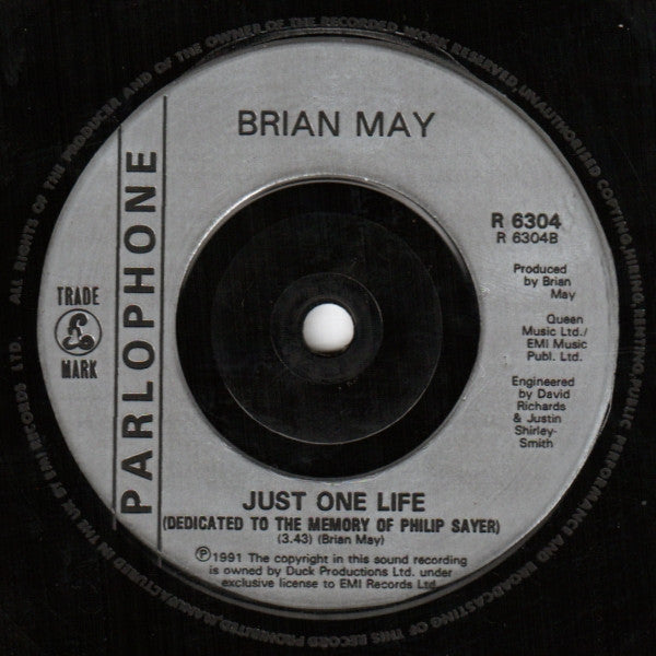 Brian May : Driven By You (7", Single)