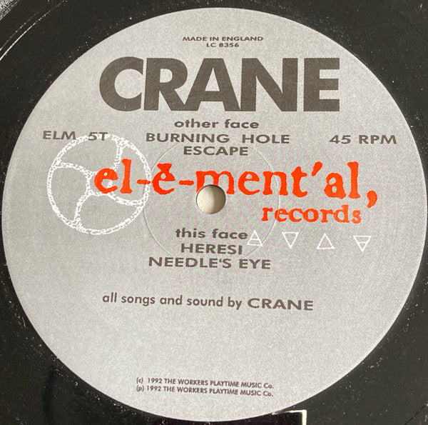 Crane (5) : Burning Hole (12", EP)