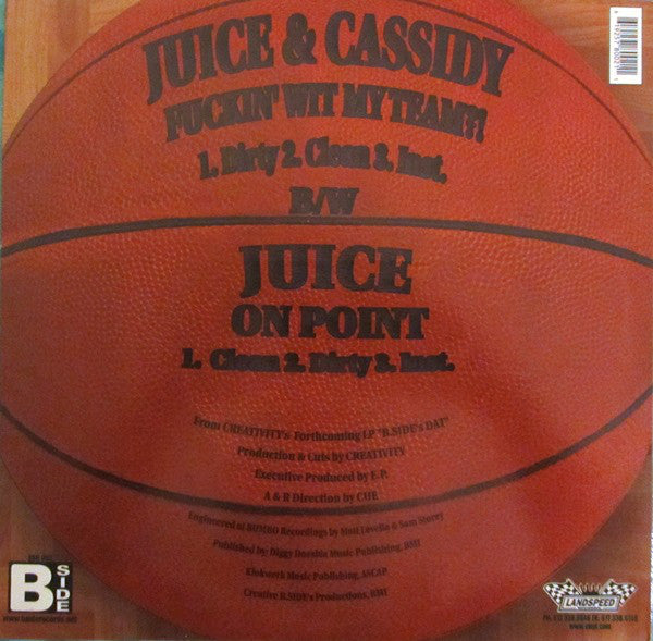 J.U.I.C.E. & Cassidy (11) : Fuckin' Wit My Team?! (12", Single)